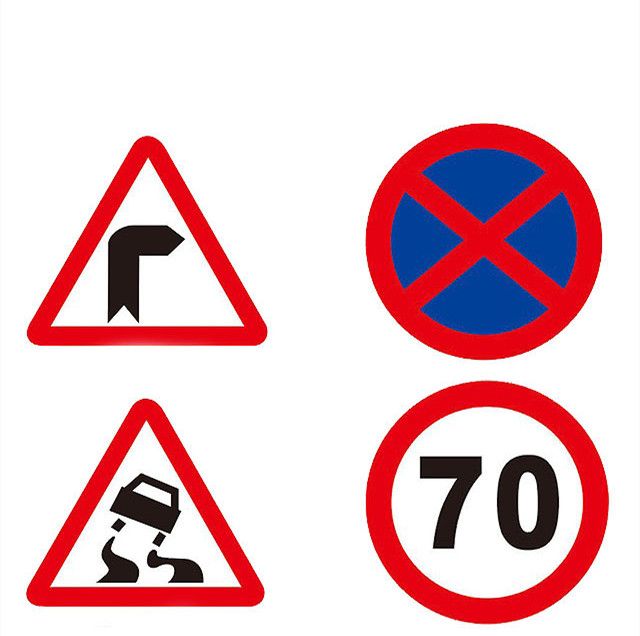Road sign materials
