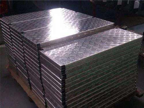 Mill Finish Embossed Diamond Aluminum Sheet